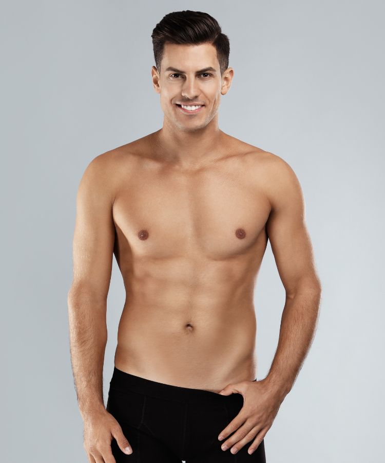 Man with a trim physique